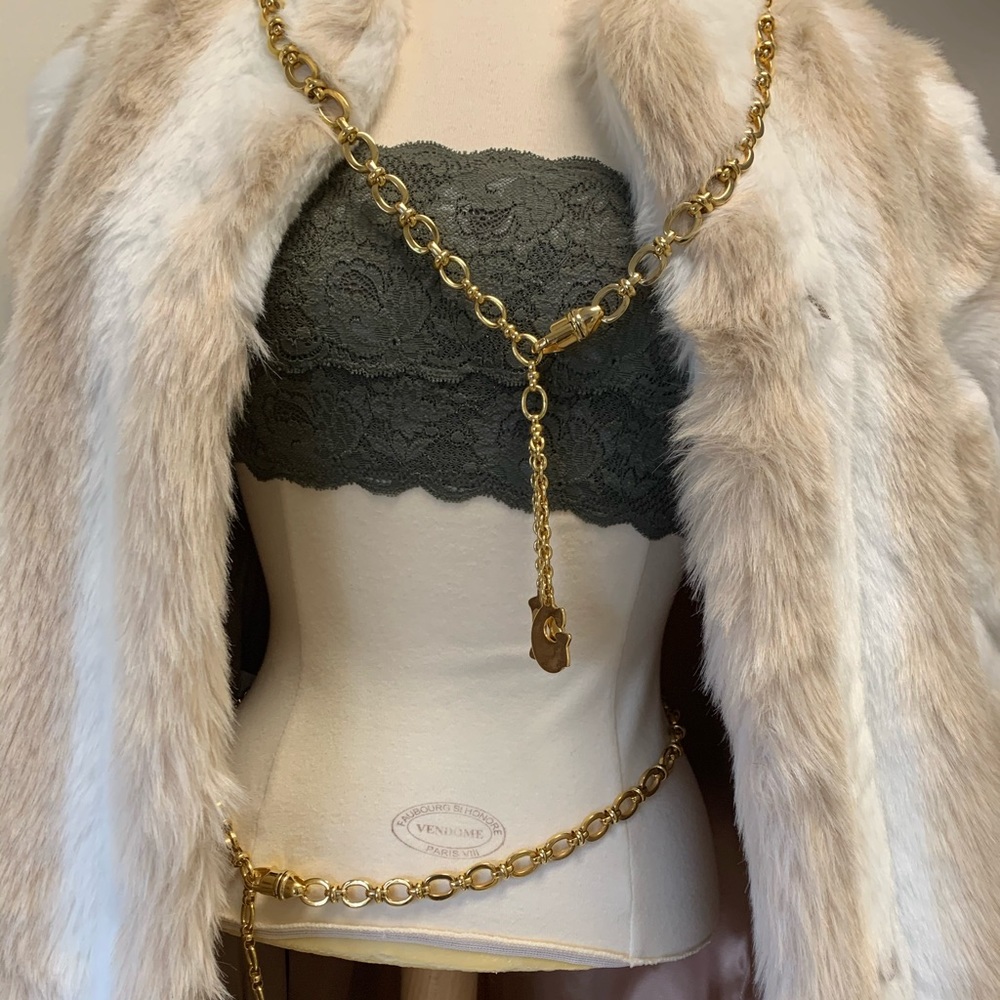 DOLCE & GABANNA CHAIN BELT/ necklace D& G charms